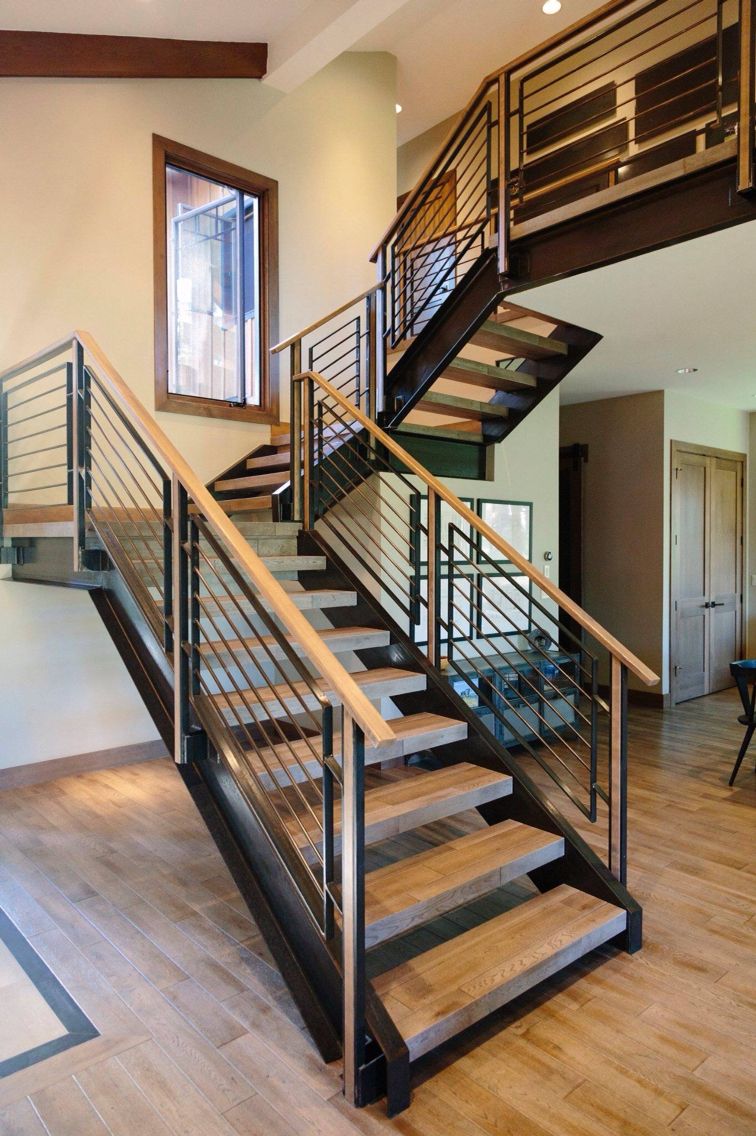 Dual Stringer Staircases